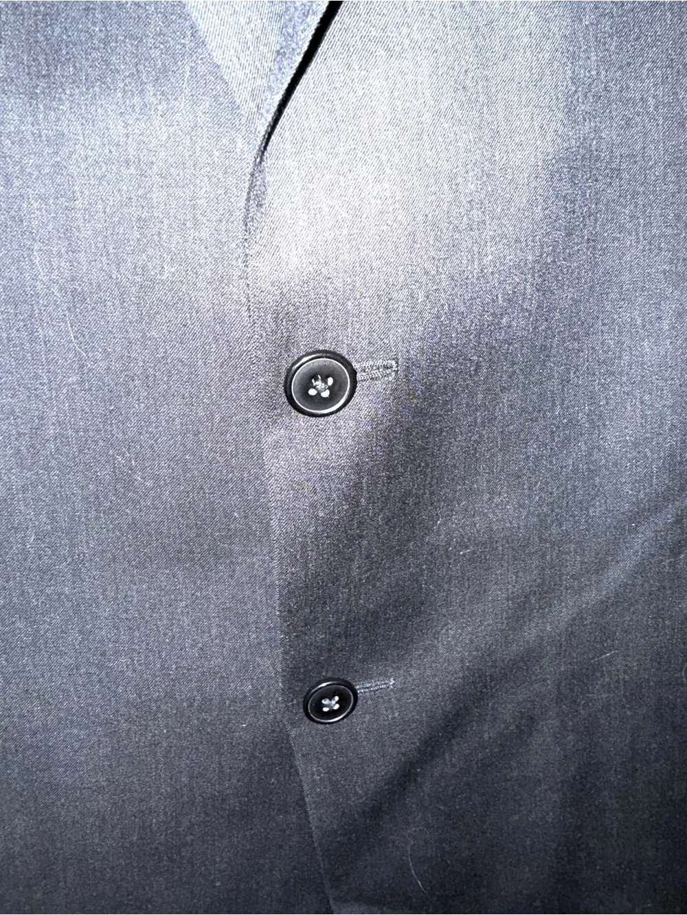 Jos A. Bank Travelers Black Suit Blazer 2 Button Wool Blend